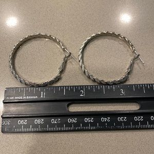 Aldo 1.5” hoop earrings